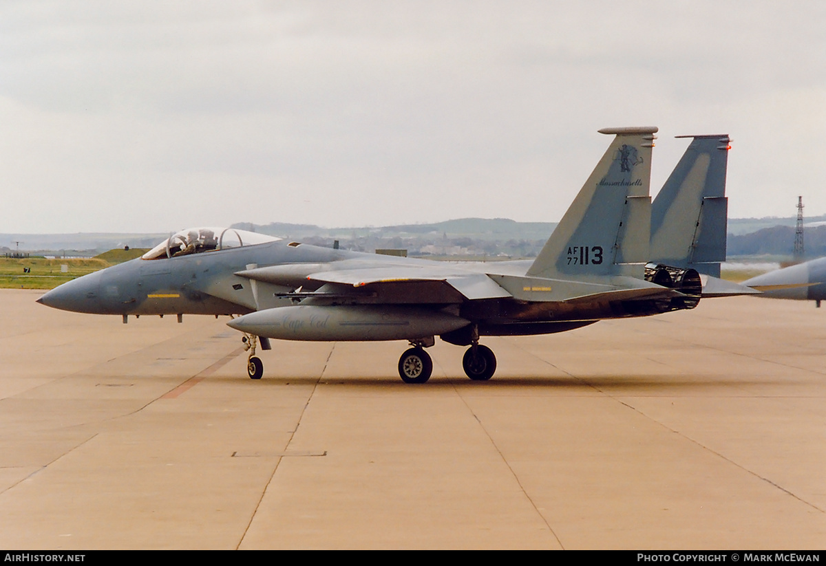 Aircraft Photo of 77-0113 | McDonnell Douglas F-15A Eagle | USA - Air Force | AirHistory.net #535252