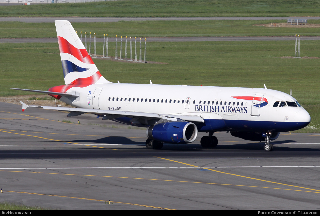 Aircraft Photo of G-EUOD | Airbus A319-131 | British Airways | AirHistory.net #535264