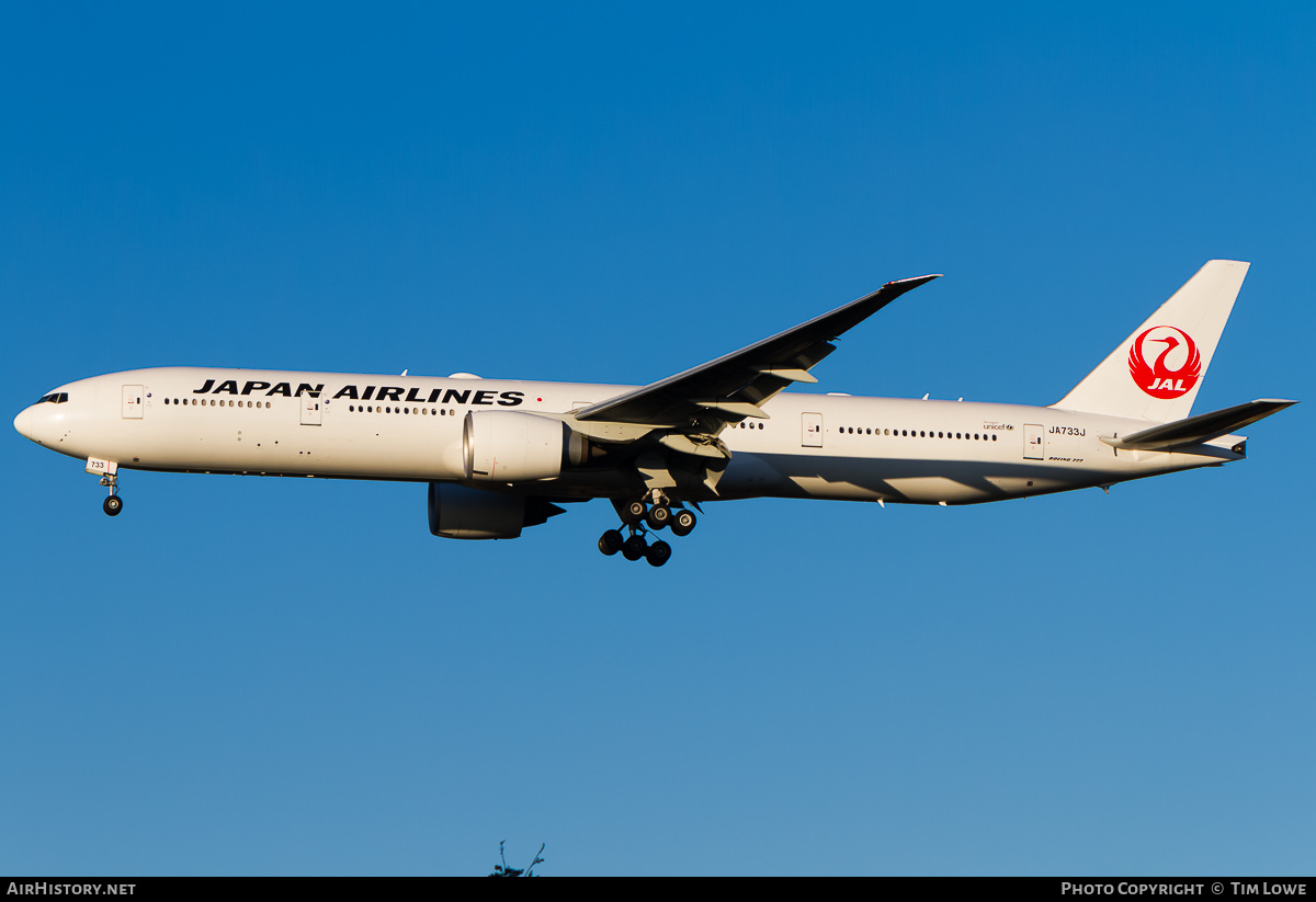 Aircraft Photo of JA733J | Boeing 777-346/ER | Japan Airlines - JAL | AirHistory.net #535272