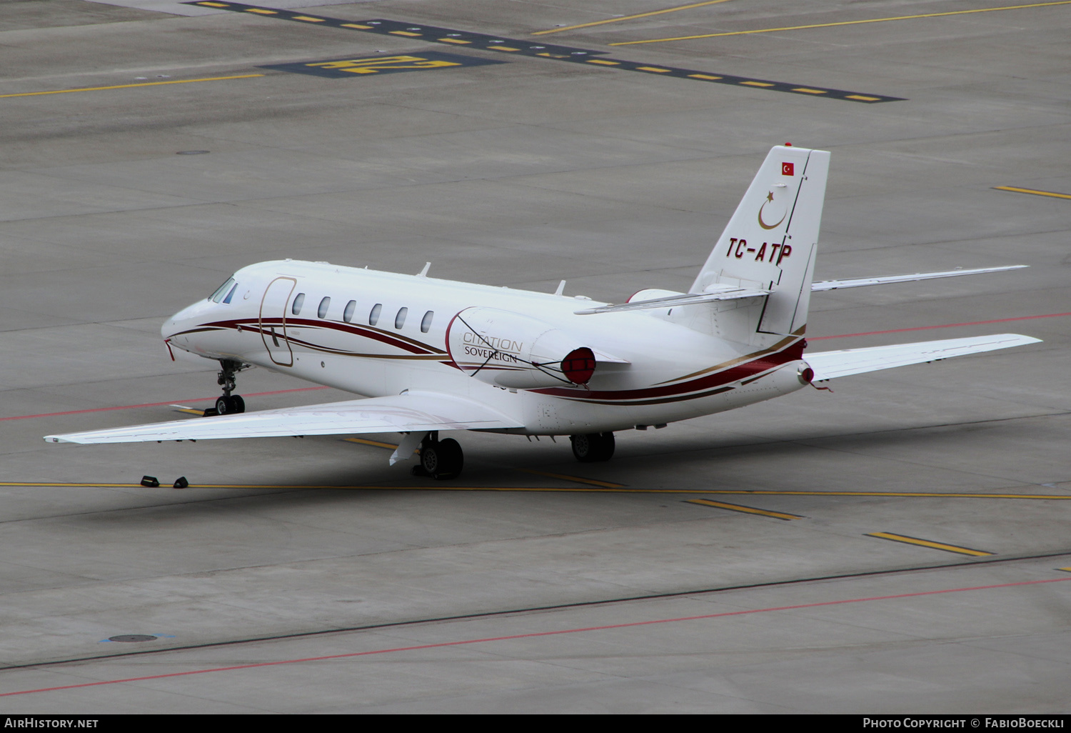 Aircraft Photo of TC-ATP | Cessna 680 Citation Sovereign | AirHistory.net #535313