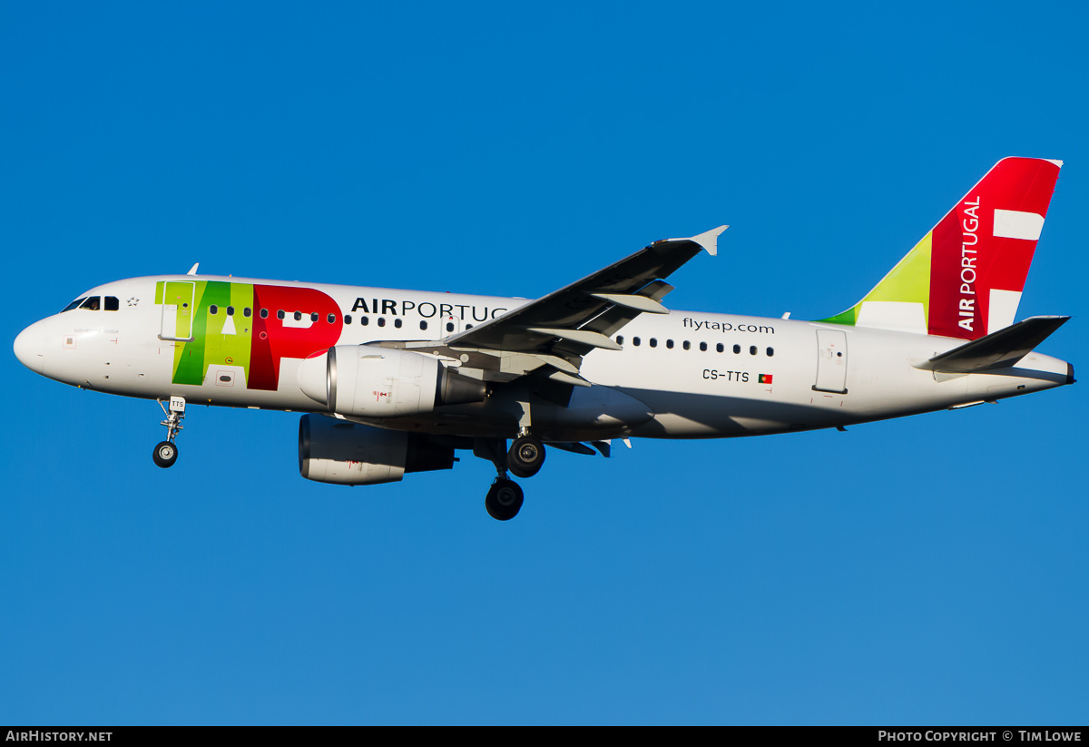 Aircraft Photo of CS-TTS | Airbus A319-112 | TAP Air Portugal | AirHistory.net #535321