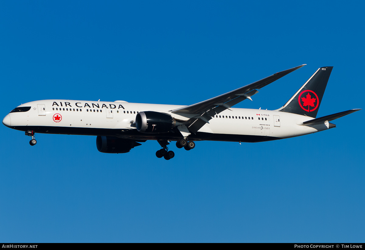 Aircraft Photo of C-FVLQ | Boeing 787-9 Dreamliner | Air Canada | AirHistory.net #535327