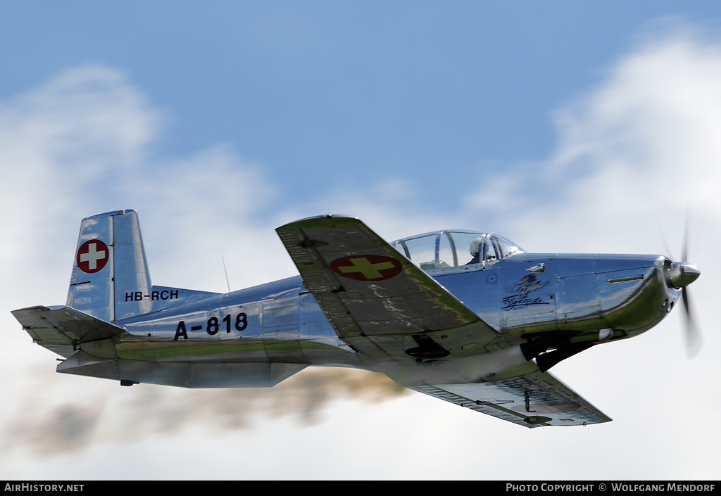 Aircraft Photo of HB-RCH / A-818 | Pilatus P-3-05 | P3 Flyers | Switzerland - Air Force | AirHistory.net #535348