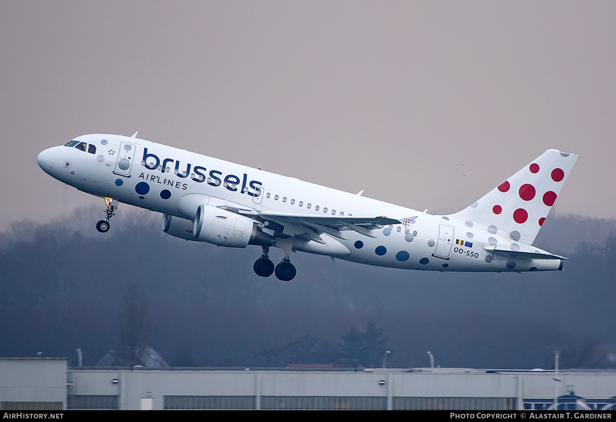 Aircraft Photo of OO-SSO | Airbus A319-111 | Brussels Airlines | AirHistory.net #535357