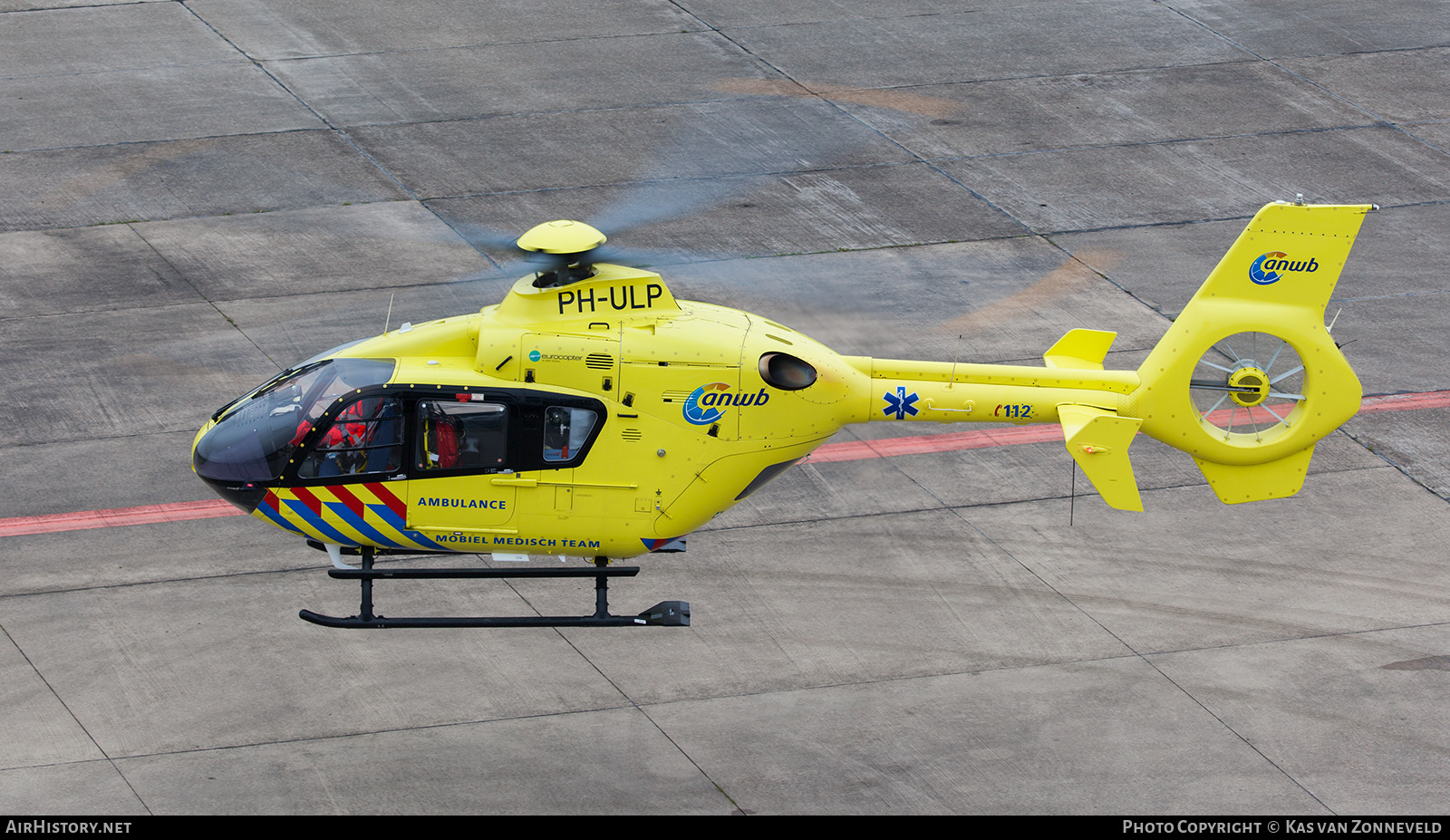 Aircraft Photo of PH-ULP | Eurocopter EC-135T-2 | ANWB Mobiel Medisch Team | AirHistory.net #535363