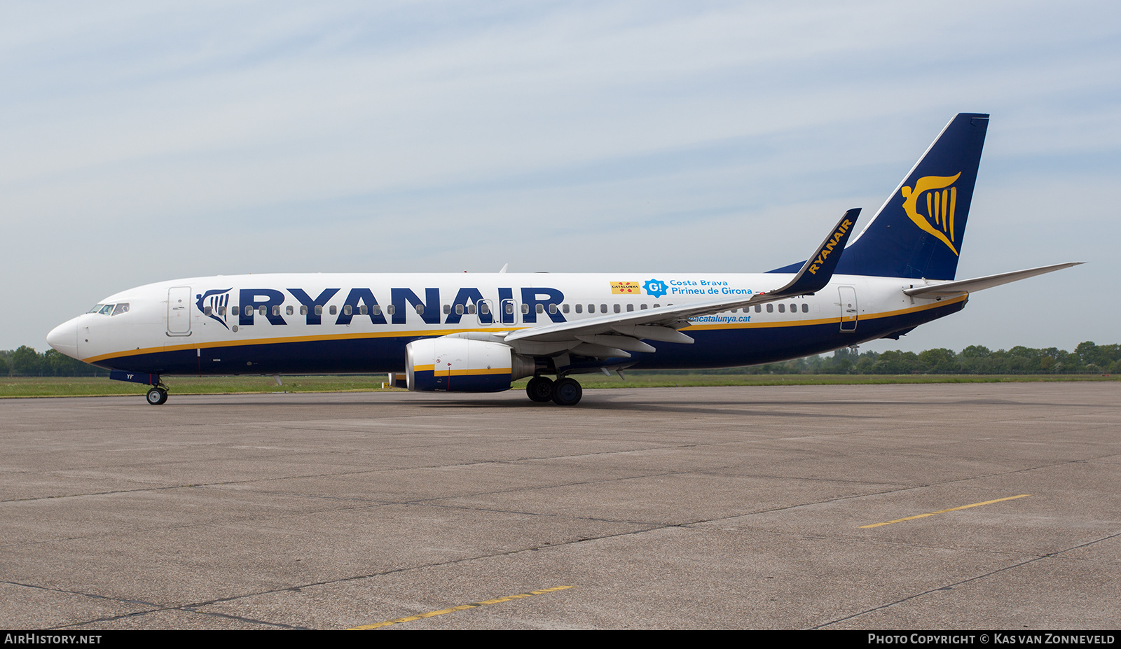 Aircraft Photo of EI-DYF | Boeing 737-8AS | Ryanair | AirHistory.net #535374