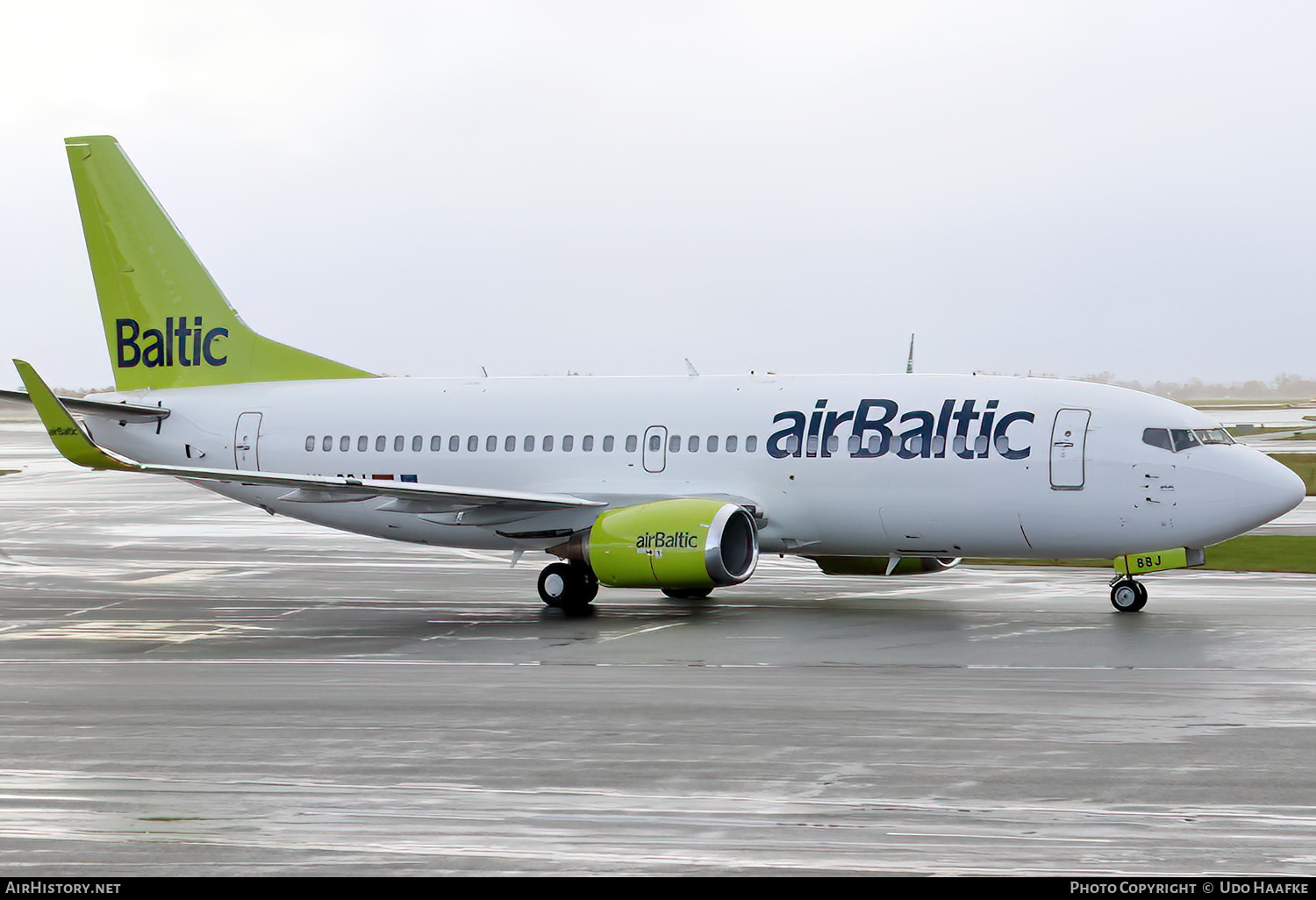Aircraft Photo of YL-BBJ | Boeing 737-36Q | AirBaltic | AirHistory.net #535392
