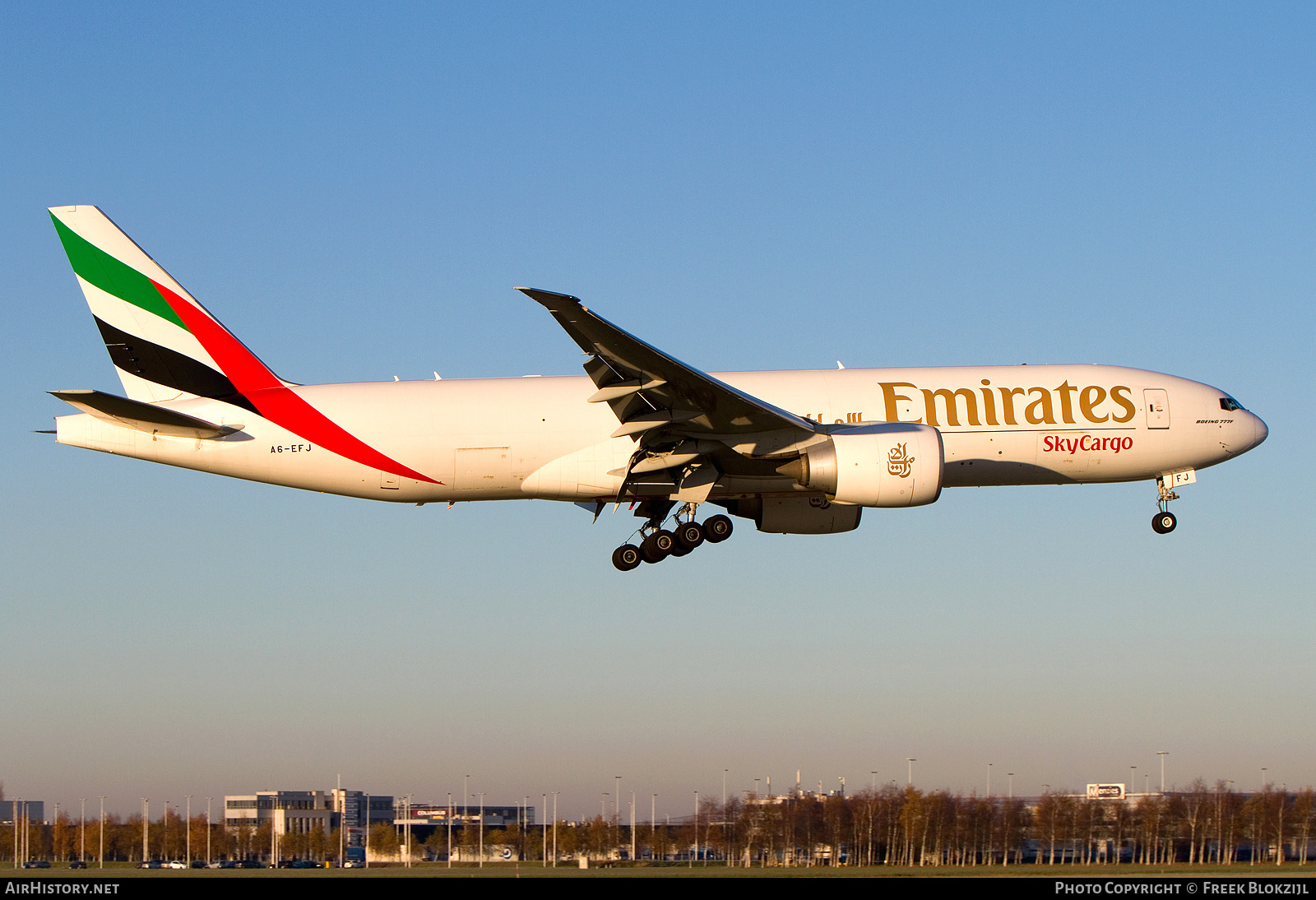 Aircraft Photo of A6-EFJ | Boeing 777-F1H | Emirates SkyCargo | AirHistory.net #535414
