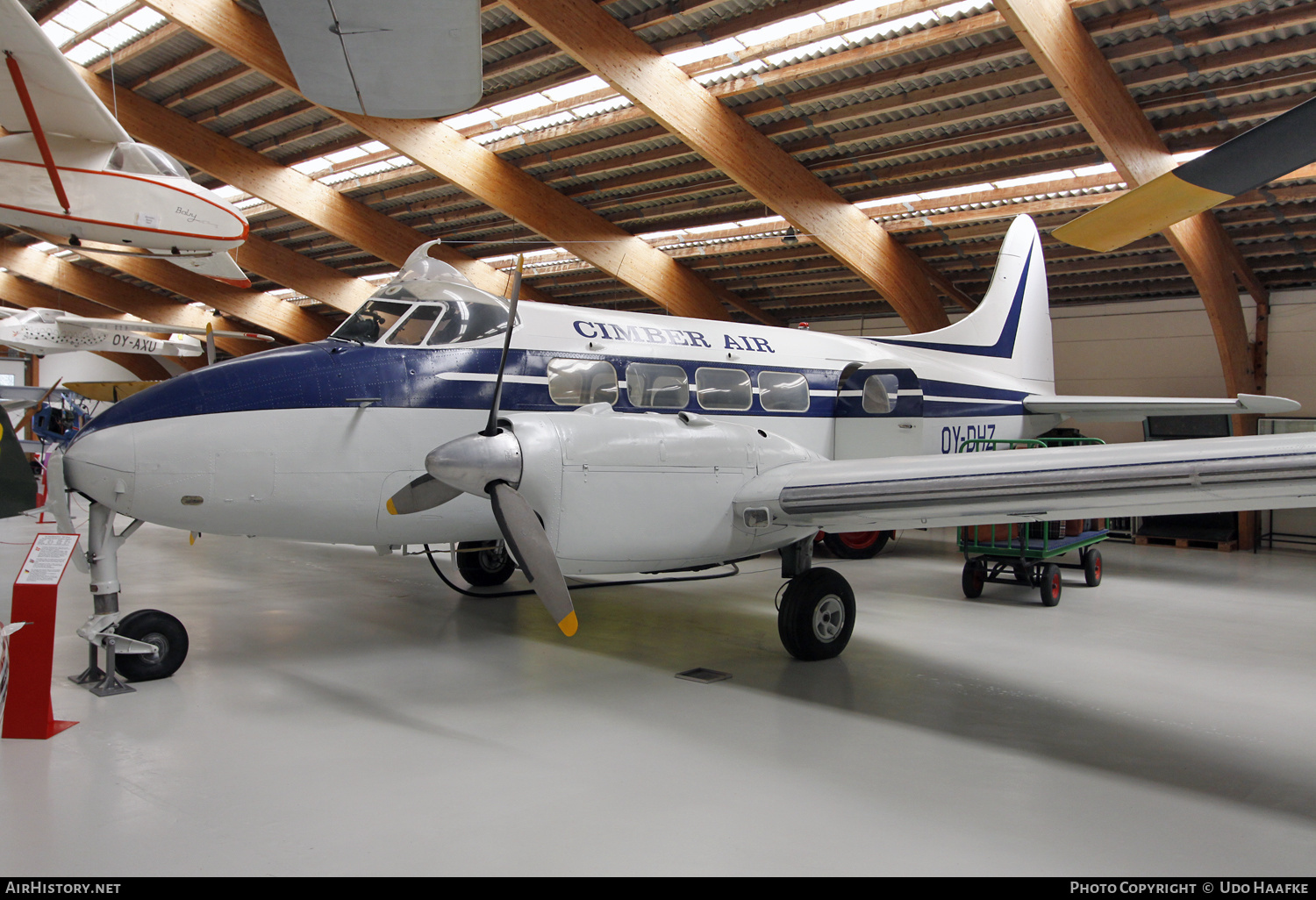 Aircraft Photo of OY-DHZ | De Havilland D.H. 104 Dove 6 | Cimber Air | AirHistory.net #535421