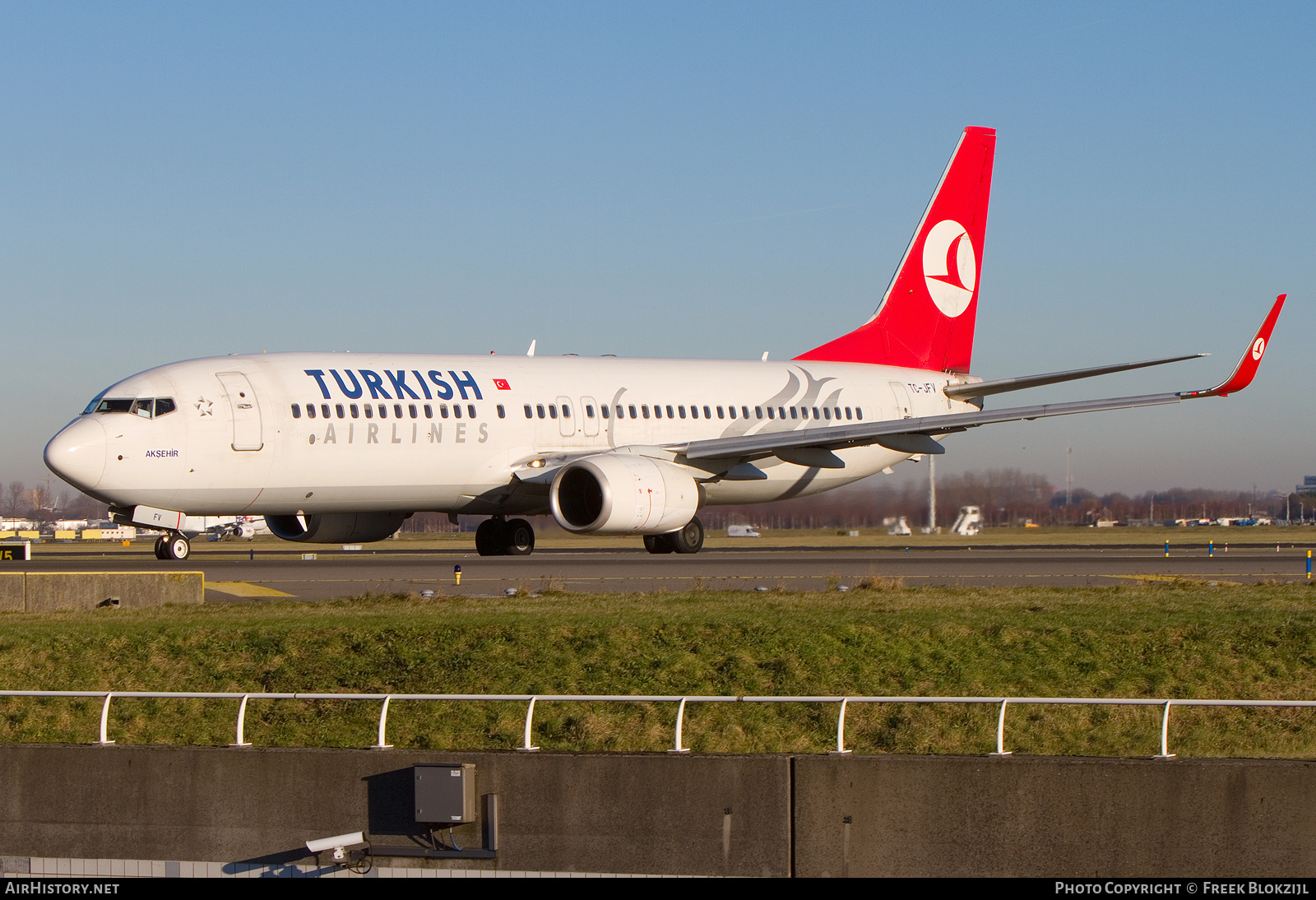 Aircraft Photo of TC-JFV | Boeing 737-8F2 | Turkish Airlines | AirHistory.net #535422