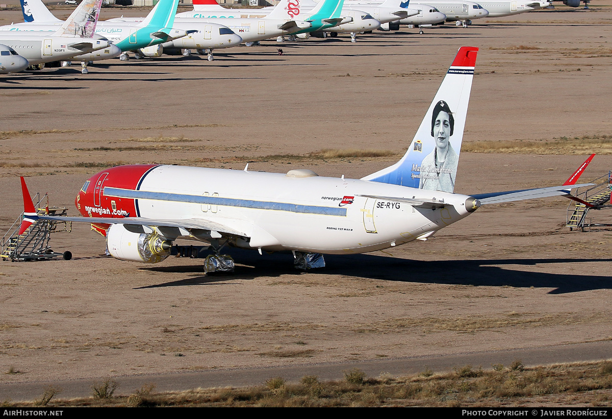 Aircraft Photo of SE-RYG | Boeing 737-8 Max 8 | Norwegian | AirHistory.net #535453