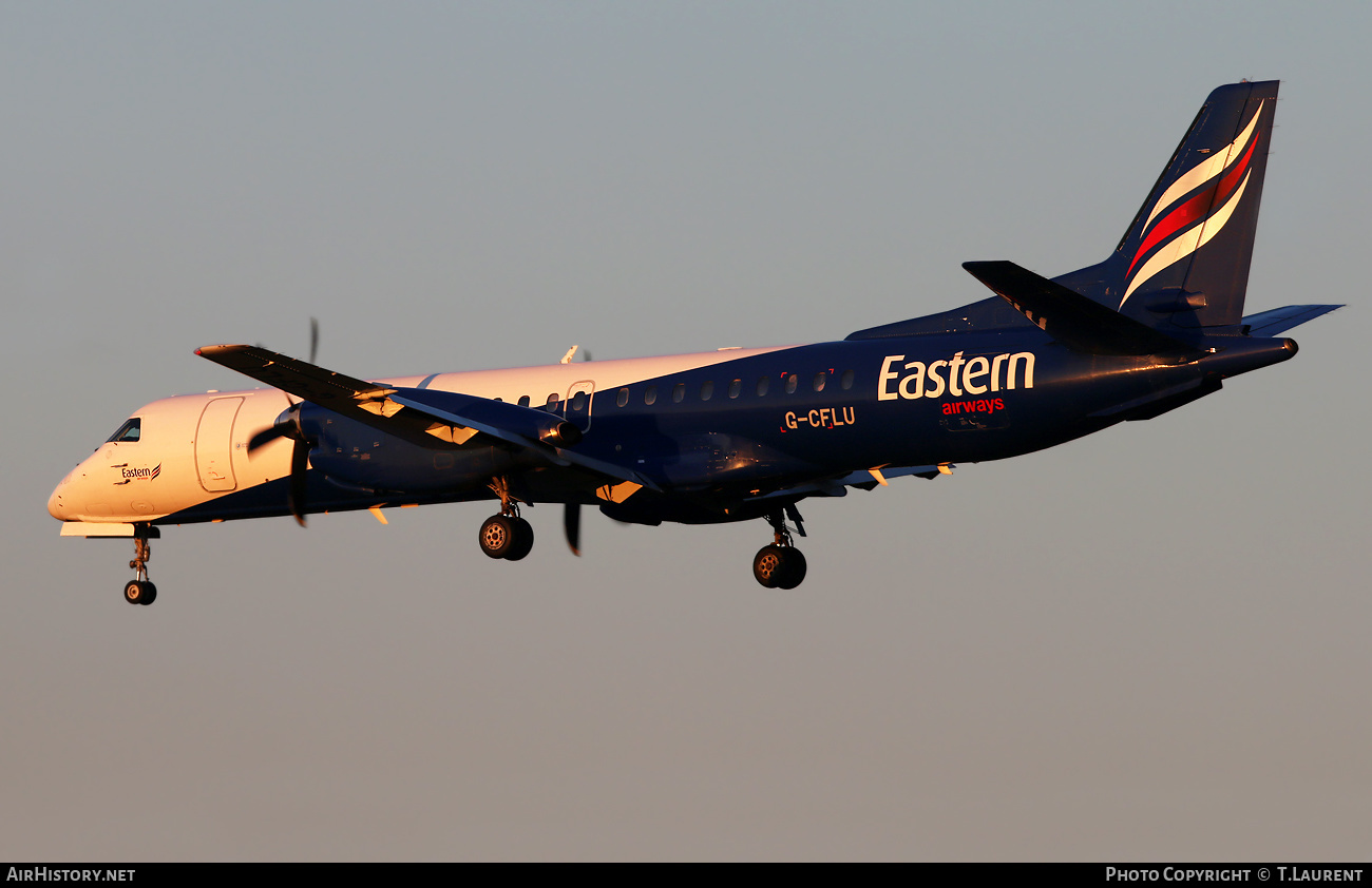 Aircraft Photo of G-CFLU | Saab 2000 | Eastern Airways | AirHistory.net #535458