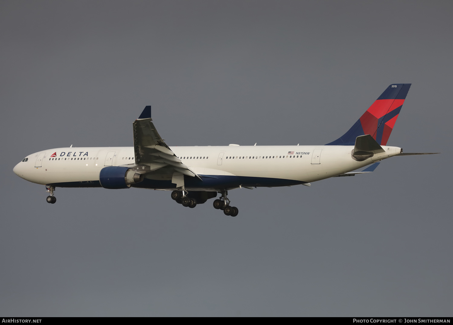 Aircraft Photo of N815NW | Airbus A330-323 | Delta Air Lines | AirHistory.net #535472