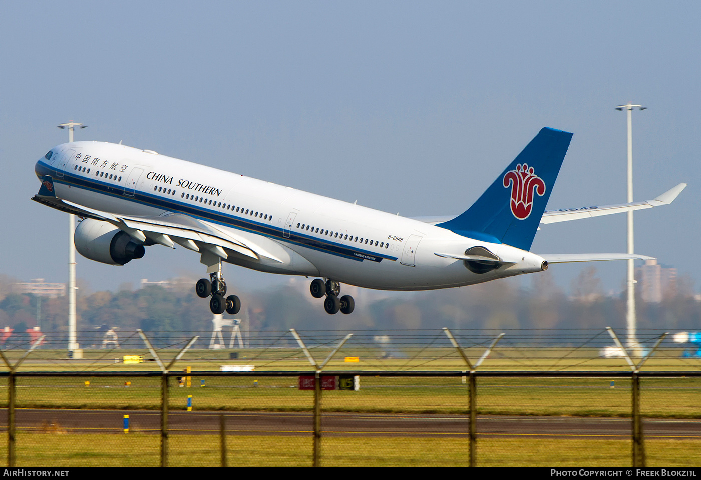 Aircraft Photo of B-6548 | Airbus A330-223 | China Southern Airlines | AirHistory.net #535506