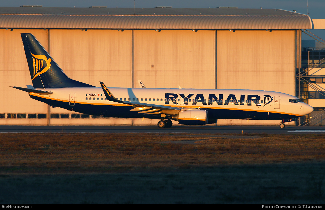 Aircraft Photo of EI-DLG | Boeing 737-8AS | Ryanair | AirHistory.net #535507