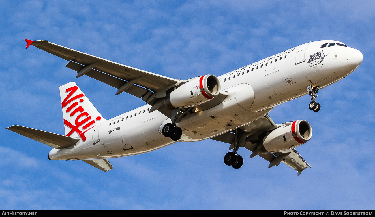 Aircraft Photo of VH-YUD | Airbus A320-232 | Virgin Australia Airlines | AirHistory.net #535517