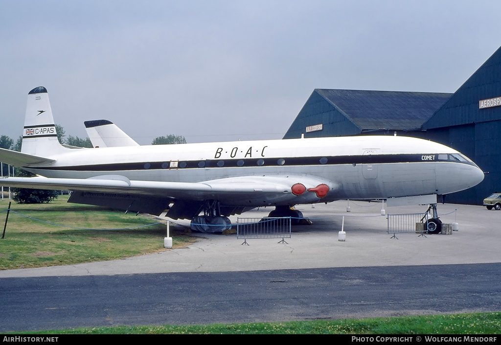 Aircraft Photo of G-APAS | De Havilland D.H. 106 Comet 1XB | BOAC - British Overseas Airways Corporation | AirHistory.net #535536
