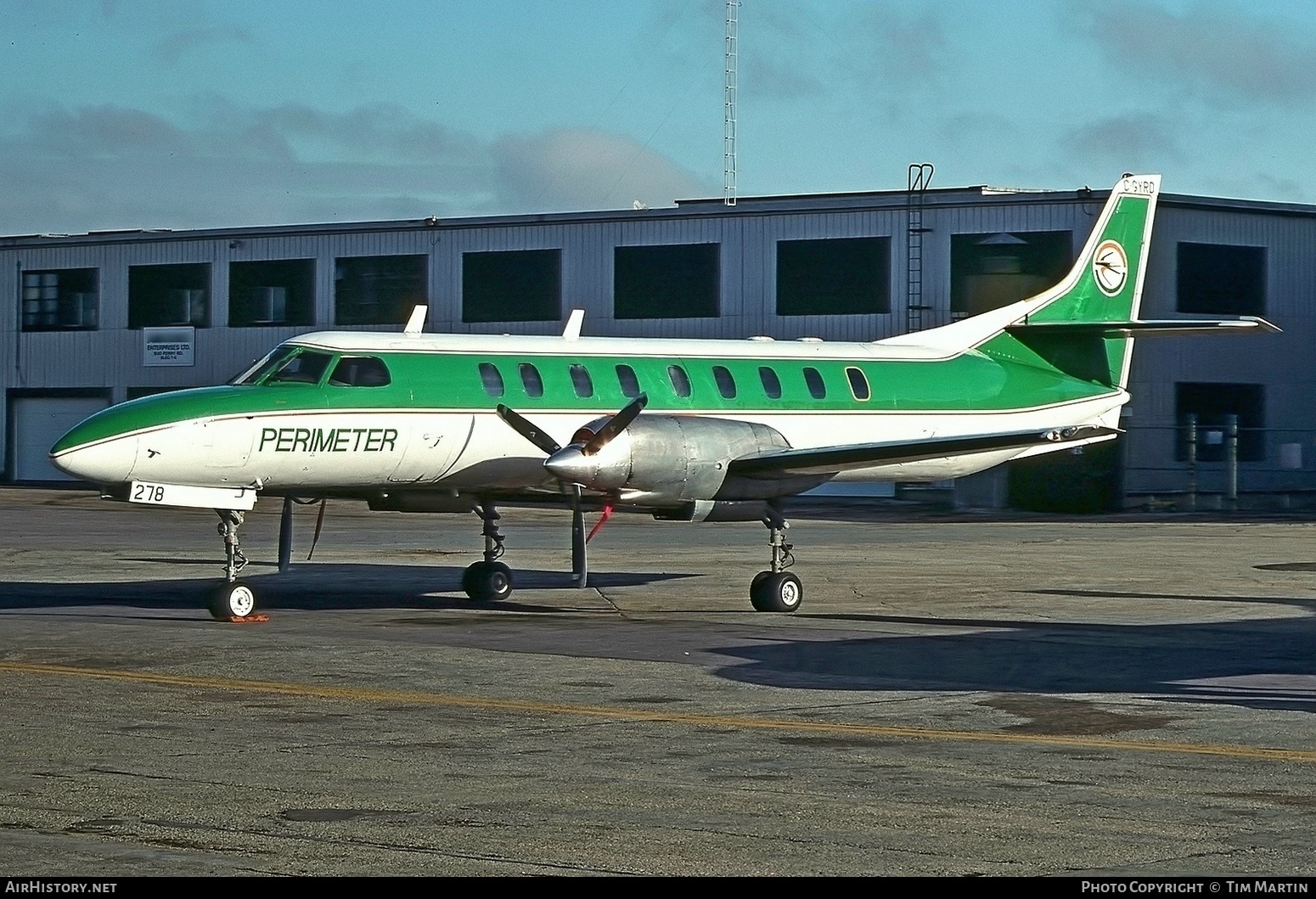 Aircraft Photo of C-GYRD | Fairchild Swearingen SA-226TC Metro II | Perimeter Aviation | AirHistory.net #535541