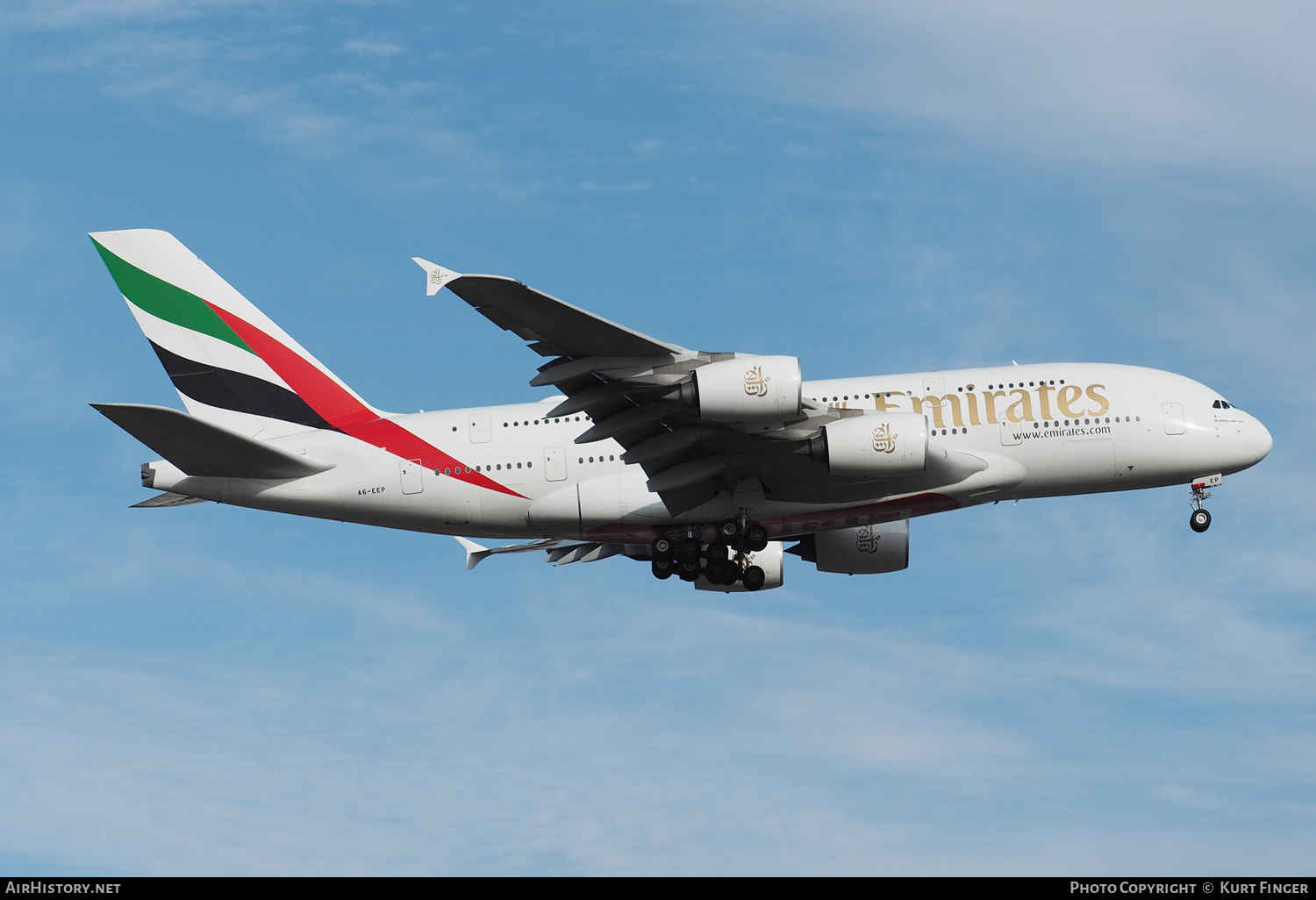 Aircraft Photo of A6-EEP | Airbus A380-861 | Emirates | AirHistory.net #535567