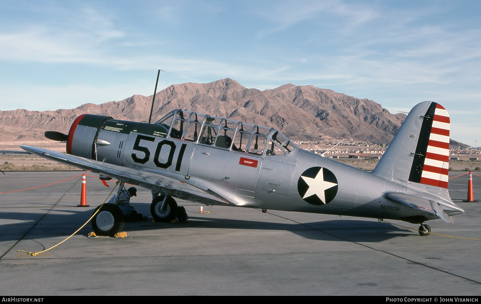 Aircraft Photo of N2808 | Vultee BT-13A Valiant | USA - Air Force | AirHistory.net #535585