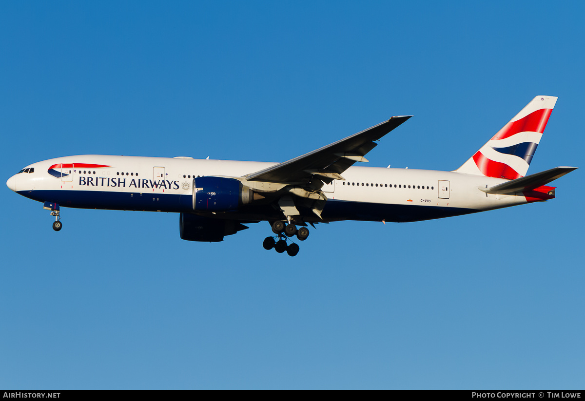 Aircraft Photo of G-VIIS | Boeing 777-236/ER | British Airways | AirHistory.net #535603