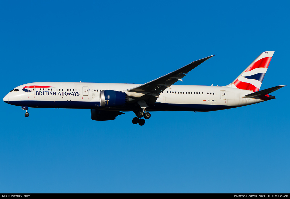 Aircraft Photo of G-ZBKS | Boeing 787-9 Dreamliner | British Airways | AirHistory.net #535613