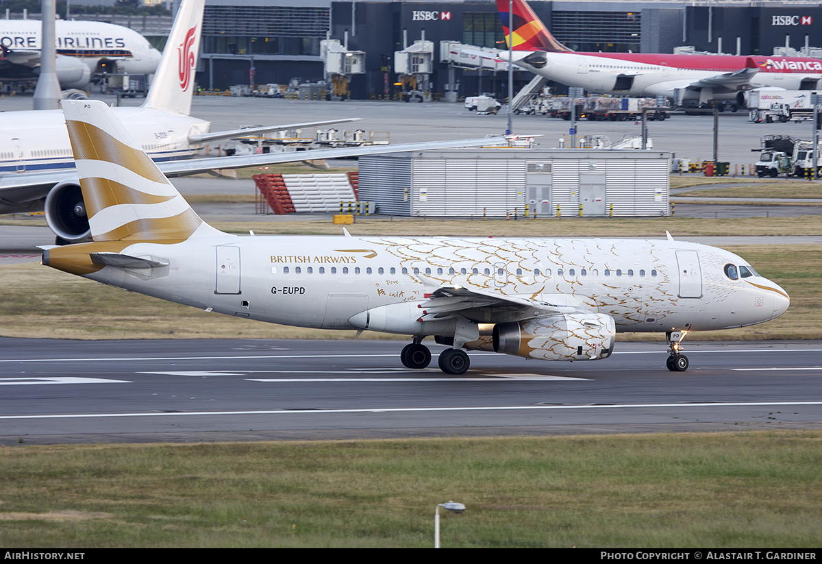 Aircraft Photo of G-EUPD | Airbus A319-131 | British Airways | AirHistory.net #535615