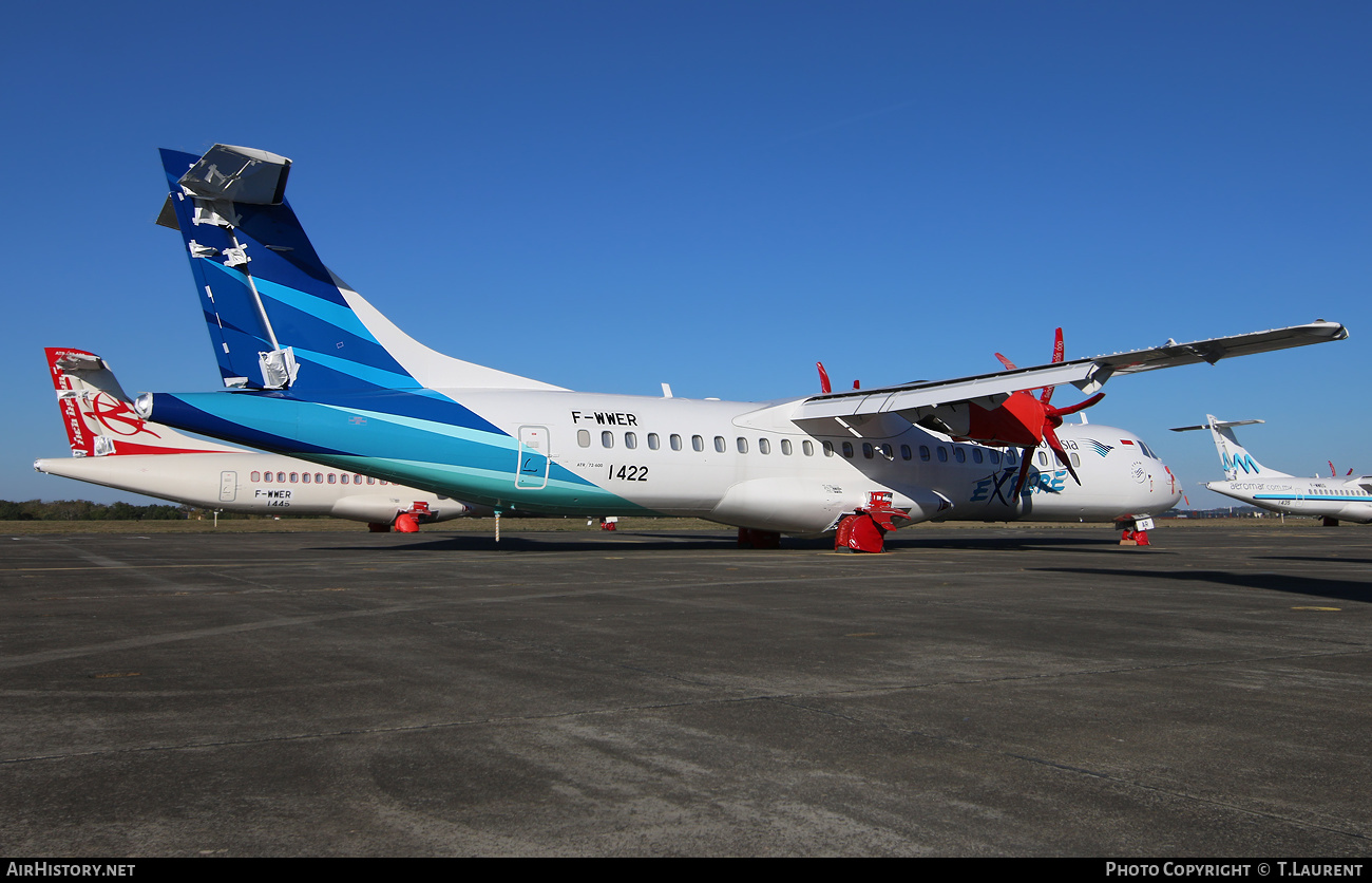 Aircraft Photo of F-WWER | ATR ATR-72-600 (ATR-72-212A) | Garuda Indonesia Explore | AirHistory.net #535621