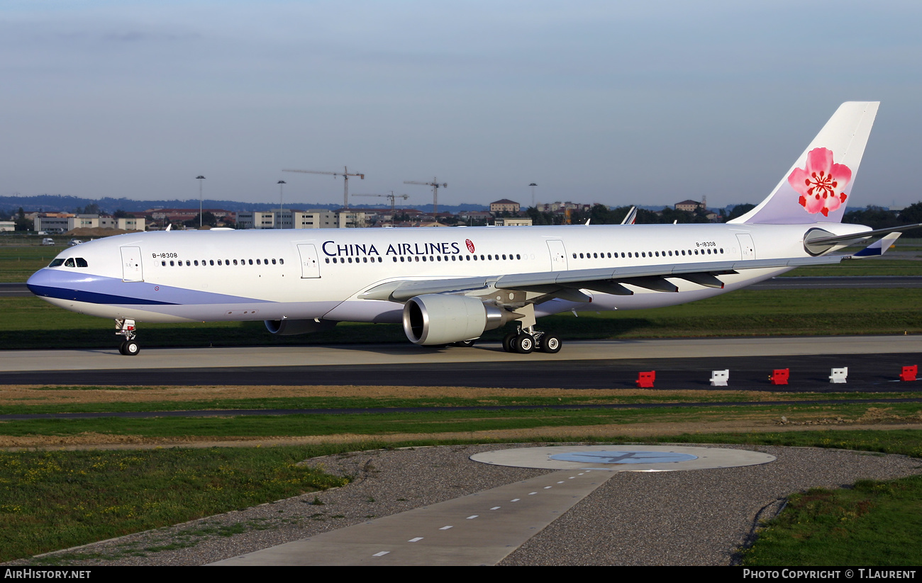 Aircraft Photo of B-18308 | Airbus A330-302 | China Airlines | AirHistory.net #535642