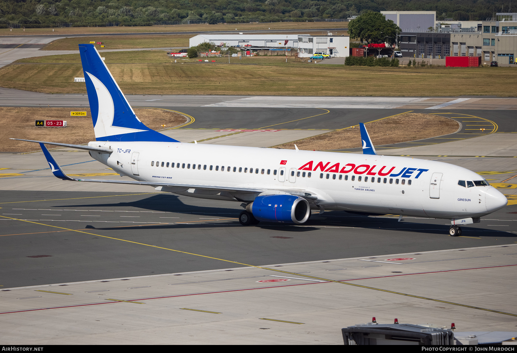 Aircraft Photo of TC-JFR | Boeing 737-8F2 | AnadoluJet | AirHistory.net #535649