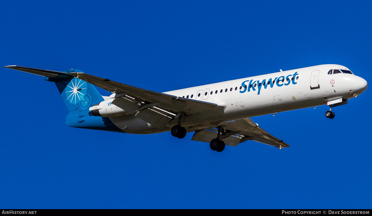 Aircraft Photo of VH-FZO | Fokker 100 (F28-0100) | Skywest Airlines | AirHistory.net #535659