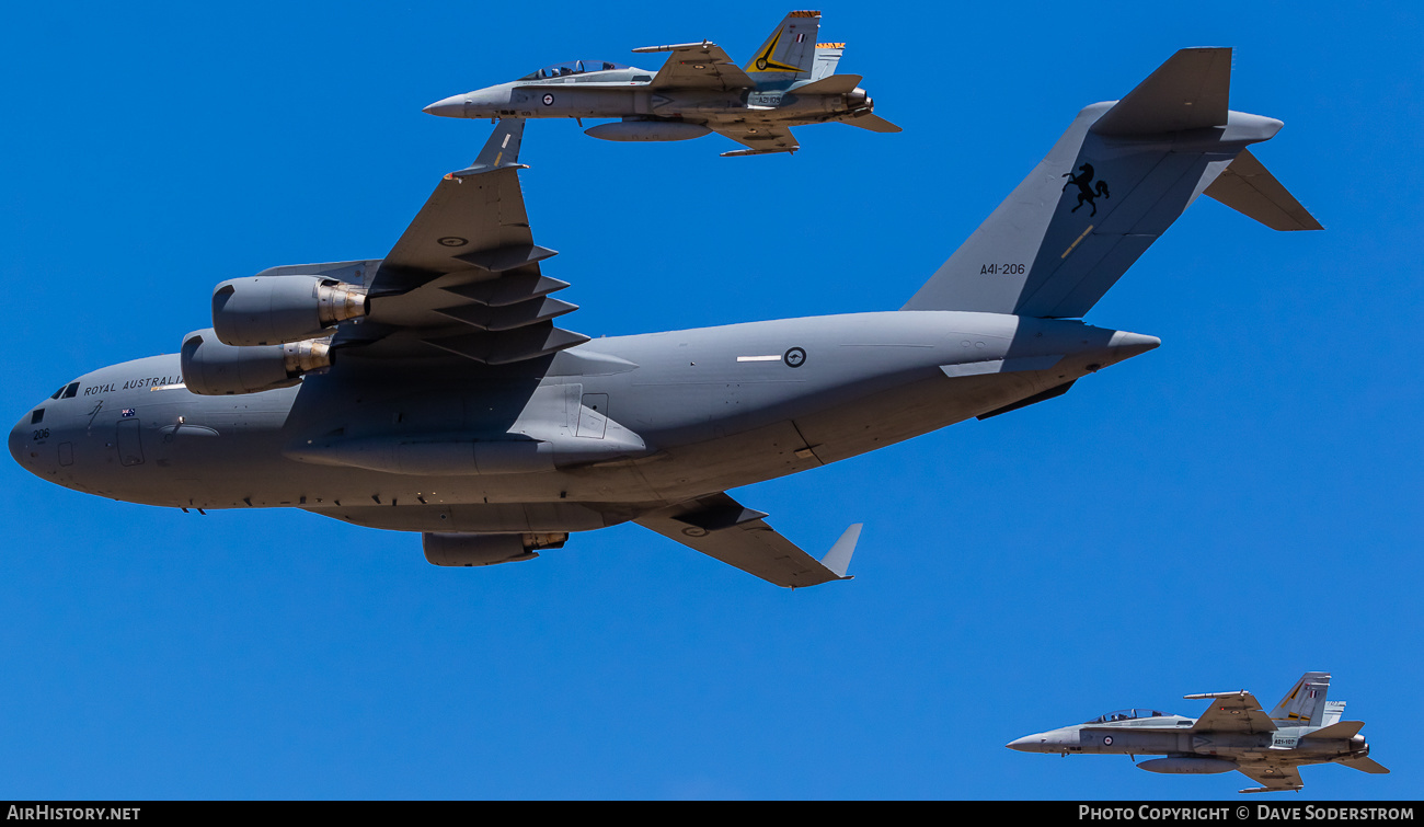 Aircraft Photo of A41-206 | Boeing C-17A Globemaster III | Australia - Air Force | AirHistory.net #535667