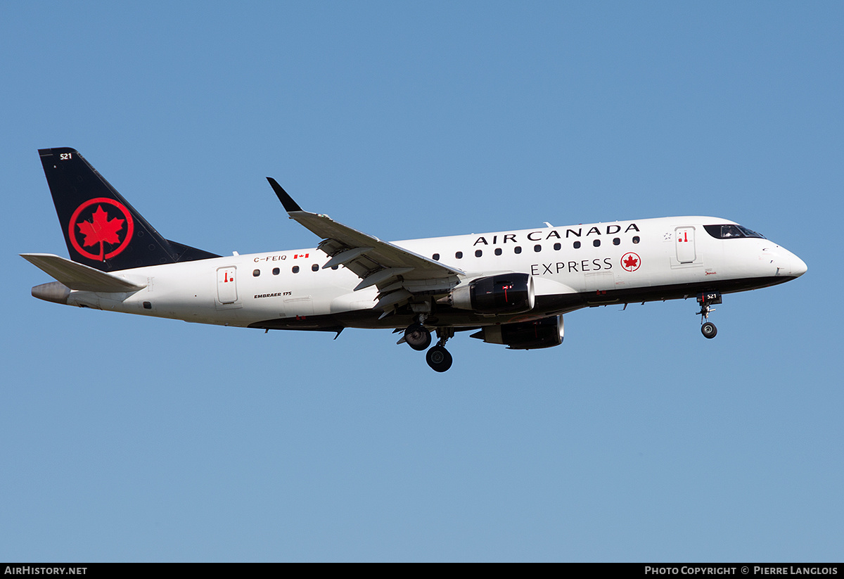 Aircraft Photo of C-FEIQ | Embraer 175LR (ERJ-170-200LR) | Air Canada Express | AirHistory.net #535737