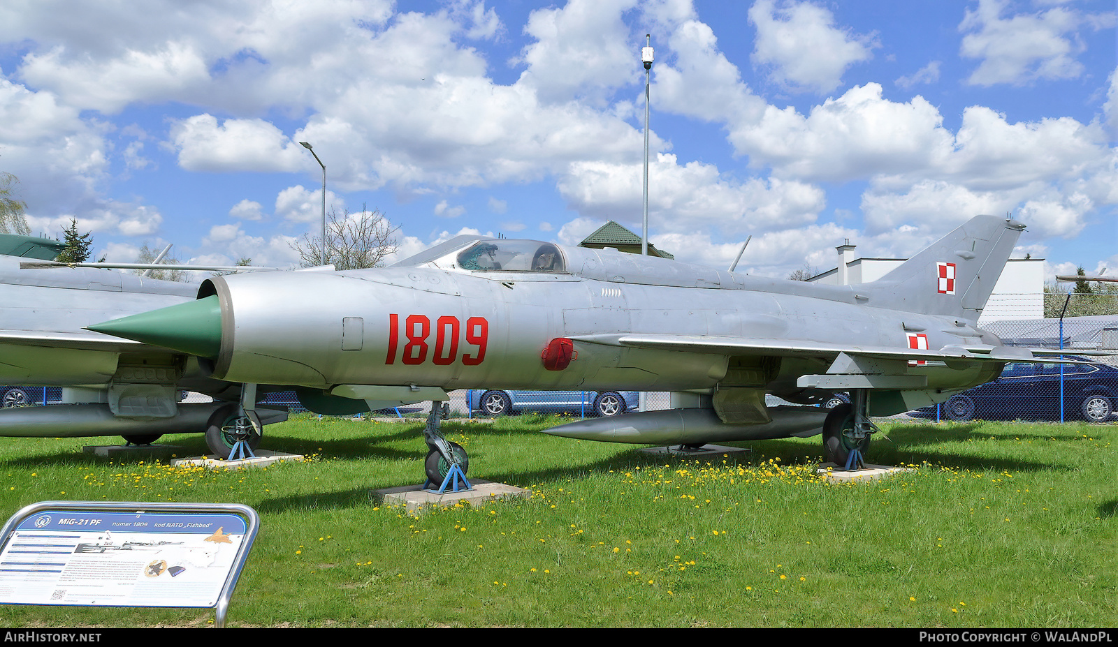 Aircraft Photo of 1809 | Mikoyan-Gurevich MiG-21PF | Poland - Air Force | AirHistory.net #535745