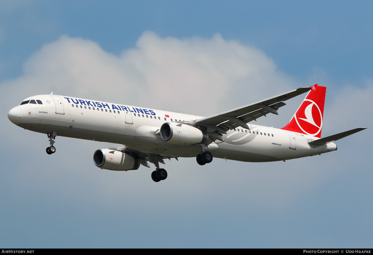 Aircraft Photo of TC-JRK | Airbus A321-231 | Turkish Airlines | AirHistory.net #535759