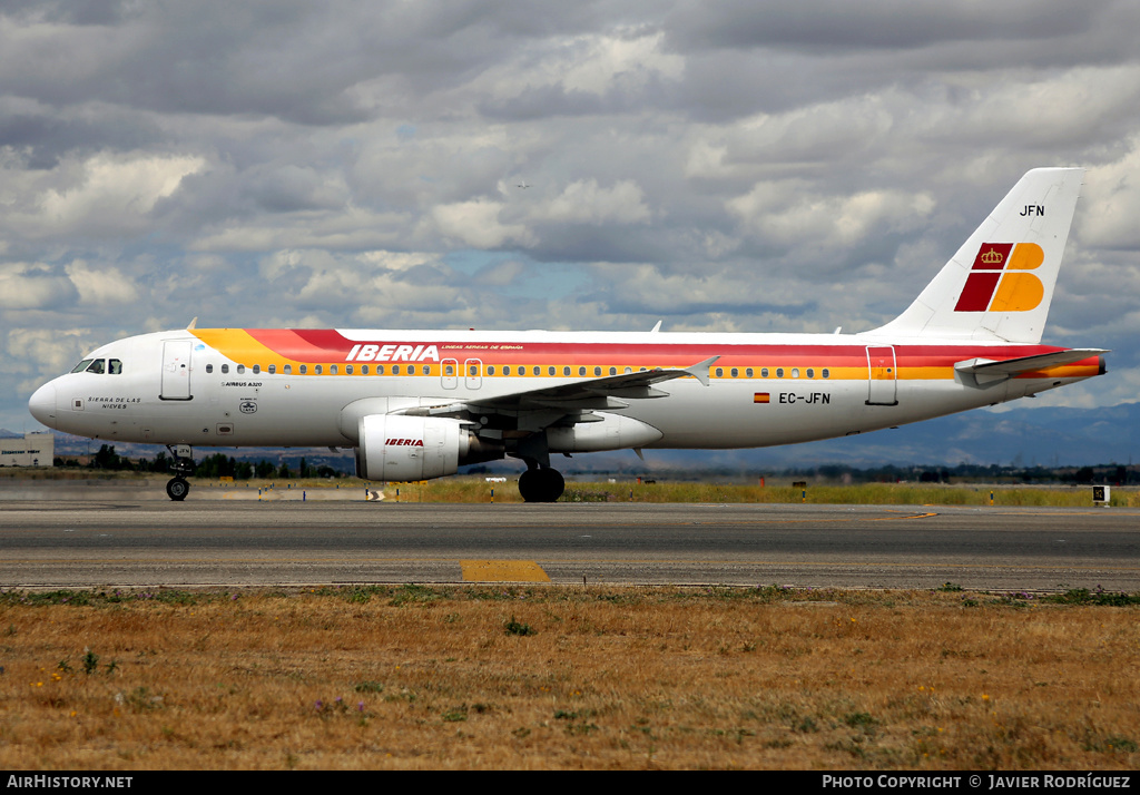 Aircraft Photo of EC-JFN | Airbus A320-214 | Iberia | AirHistory.net #535803