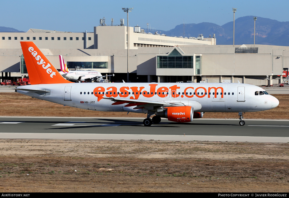 Aircraft Photo of HB-JZZ | Airbus A320-214 | EasyJet | AirHistory.net #535813