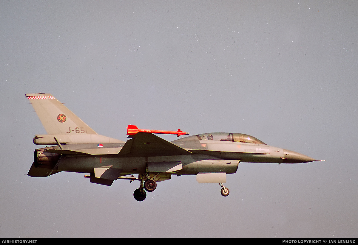 Aircraft Photo of J-651 | General Dynamics F-16B Fighting Falcon | Netherlands - Air Force | AirHistory.net #535825