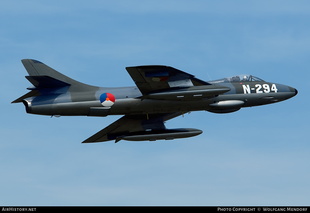 Aircraft Photo of G-KAXF / N-294 | Hawker Hunter F6A | Netherlands - Air Force | AirHistory.net #535872