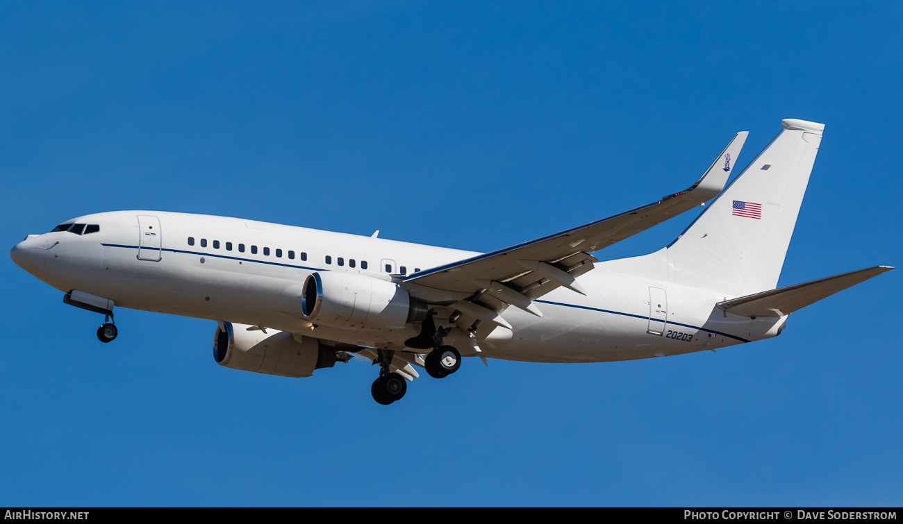 Aircraft Photo of 02-0203 / 20203 | Boeing C-40C | USA - Air Force | AirHistory.net #535874