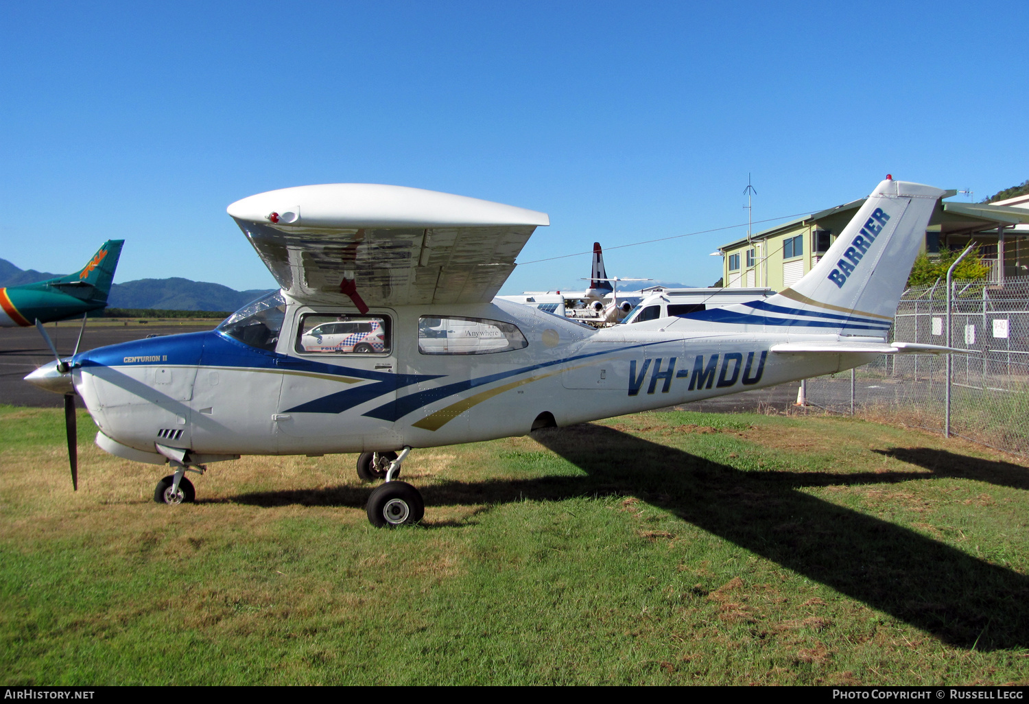 Aircraft Photo of VH-MDU | Cessna 210M Centurion | Barrier Aviation | AirHistory.net #535892