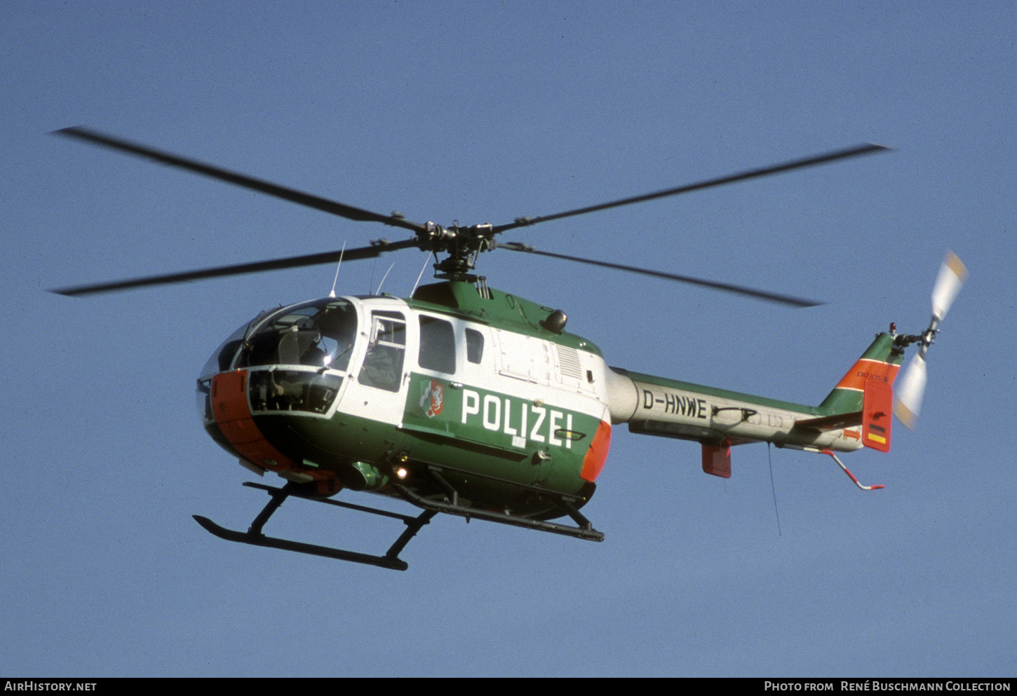 Aircraft Photo of D-HNWE | MBB BO-105S | Polizei Nordrhein-Westfalen | AirHistory.net #535955