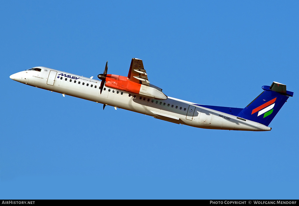 Aircraft Photo of HA-LQD | Bombardier DHC-8-402 Dash 8 | Malév - Hungarian Airlines | AirHistory.net #535960