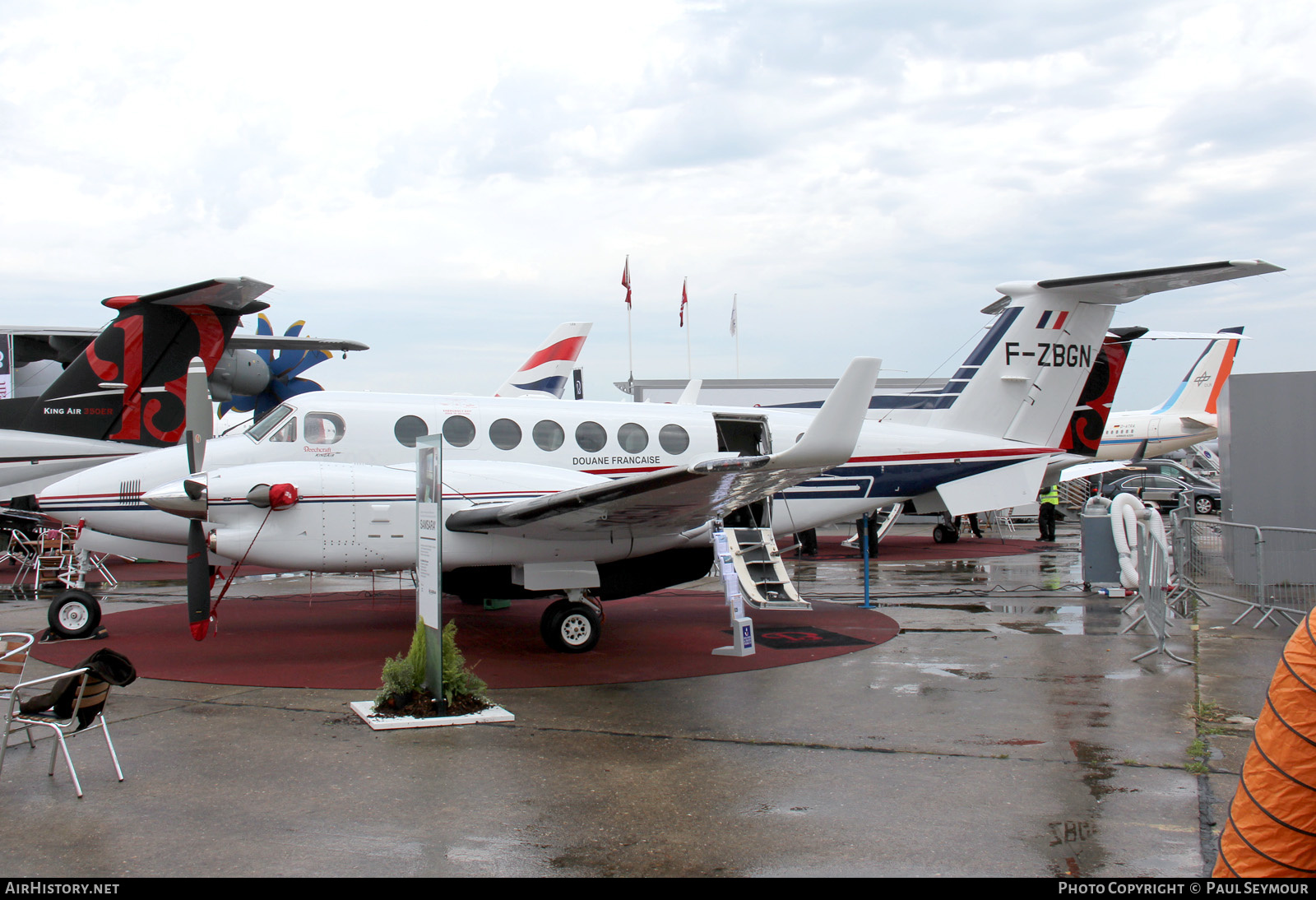 Aircraft Photo of F-ZBGN | Hawker Beechcraft 350ER King Air (B300) | Douane Francaise | AirHistory.net #535965