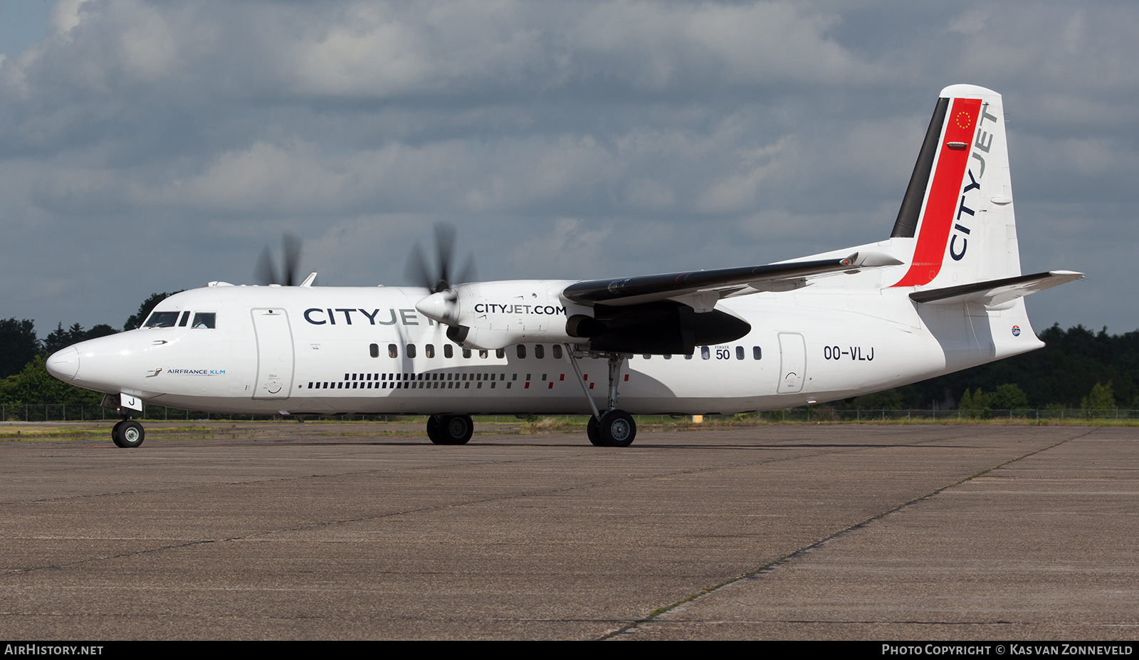 Aircraft Photo of OO-VLJ | Fokker 50 | CityJet | AirHistory.net #536007