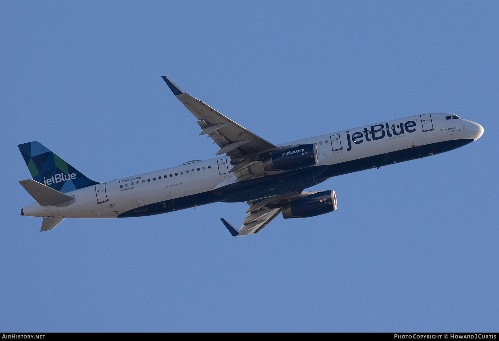 Aircraft Photo of N992JB | Airbus A321-231 | JetBlue Airways | AirHistory.net #536062