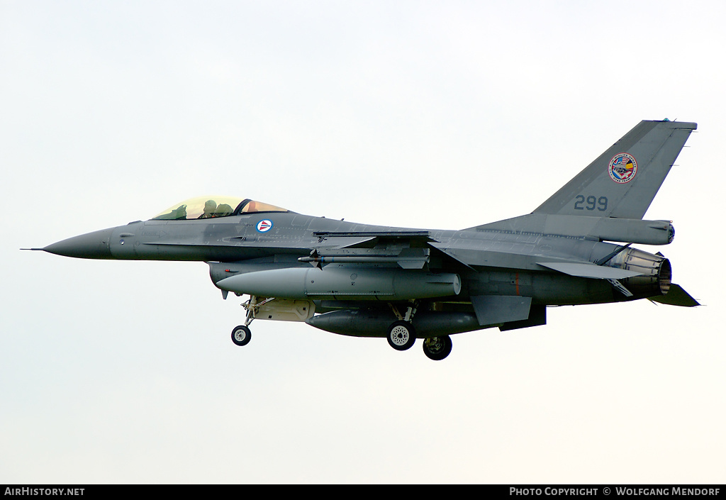 Aircraft Photo of 299 | General Dynamics F-16AM Fighting Falcon | Norway - Air Force | AirHistory.net #536066