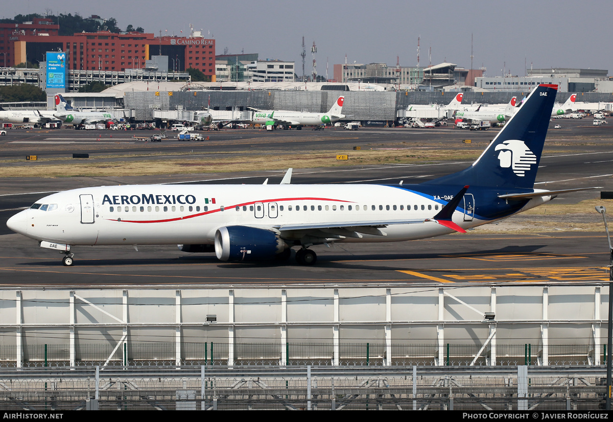 Aircraft Photo of XA-DAE | Boeing 737-8 Max 8 | AeroMéxico | AirHistory.net #536068
