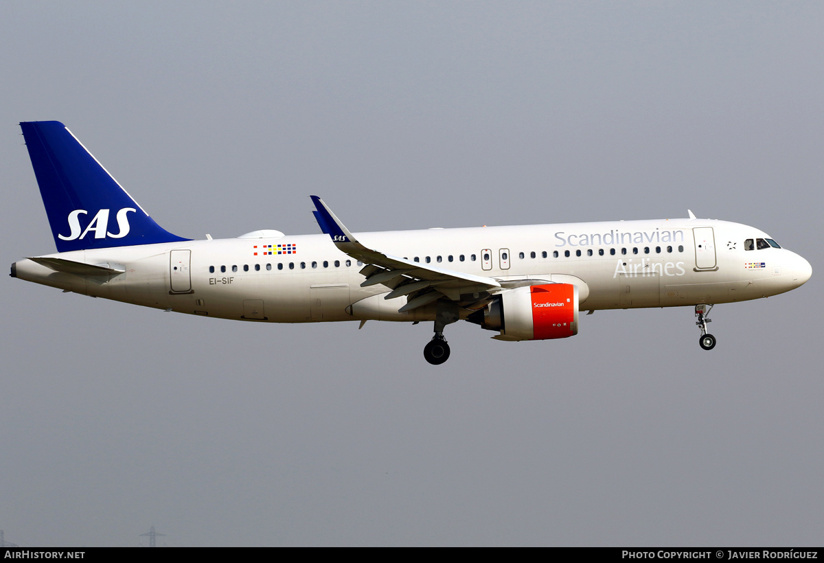 Aircraft Photo of EI-SIF | Airbus A320-251N | Scandinavian Airlines - SAS | AirHistory.net #536077