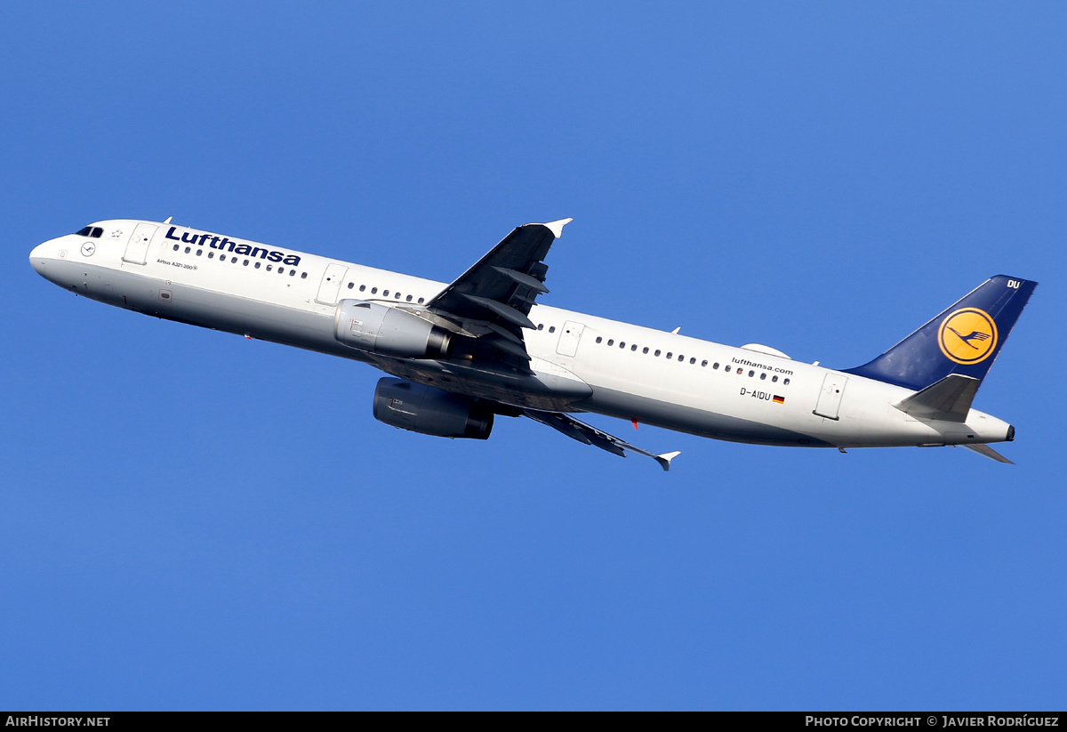 Aircraft Photo of D-AIDU | Airbus A321-231 | Lufthansa | AirHistory.net #536099